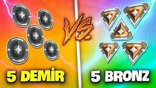 5 Demir vs 5 Bronz AMA DEMİRLERİN koçu var  valorant