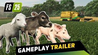  Farming Simulator 25 Gameplay Trailer - Gamescom