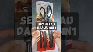 SET PISAU DAPUR 4in1 VIRAL  #kitchenhacks #alatdapur #beranda #barangbermanfaat #fypシ゚viral #masak