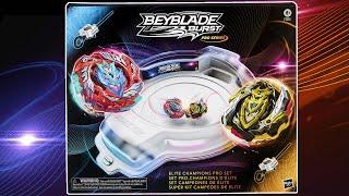 NEW Elite Champions Pro Battle Set Beyblade Burst Pro Series Unboxing Review Battles