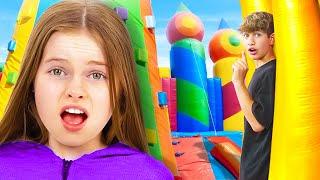 EXTREME HIDE and SEEK in Worlds BIGGEST Bounce House