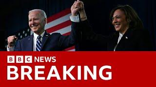 US President Joe Biden endorses Kamala Harris  BBC News