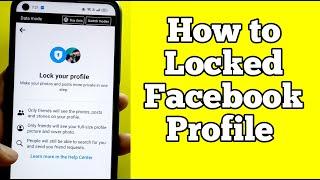 How to Lock facebook Profile Officially