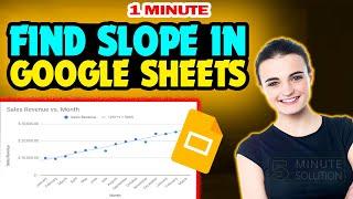 How to find slope in google sheets 2024 Quick & Easy