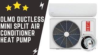 OLMO Alpic 9000 BTU-110120V Ductless Mini Split Air Conditioner Heat Pump with16ft Installation Kit