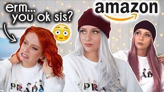 TESTING CHEAP AMAZON WIGS... *DISASTER* like actually