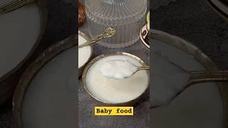 Rice Kheer recipe for baby 6+ months baby food  #shorts #somas kitchen