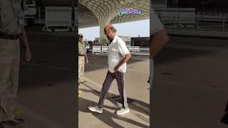 Superstar Rajinikanth Impresses Us With His Simplicity As He Is Spotted At Mumbai Airport  #shorts