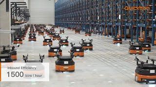 Winit X Quicktron  Worlds largest Automated Bin-to-person Warehouse