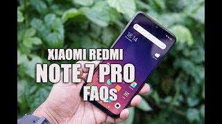 Xiaomi Redmi Note 7 Pro FAQs- Sensors Camera 2 API Gorilla Glass LED Notification Fast Charging