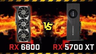 RX 6800 vs RX 5700 XT  Test in 18 Games 1440p 4K Benchmarks i9-10900K