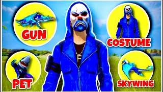 Blue Colour Only Challenge Free Fire  Free Fire English Gameplay