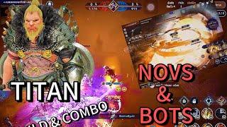 BDM - Black Desert Mobile TITAN🪓 SKILL BUILD COMBO  BOTS  NOVS  PVP GG