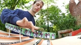 Mike Schneider fingerboard double-stairset session