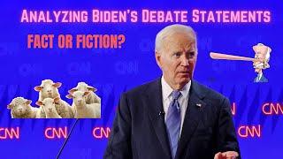 Presidential Debate Breakdown Fact-Checking Bidens Claims
