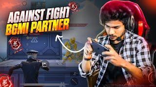 Against Fight With Bgmi Partner In Conqueror Lobby  @TeluguGamer 