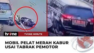 Mobil Dinas Tabrak Pengendara Motor Korban Terseret Tujuh Meter  tvOne Minute