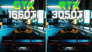 NVIDIA RTX 3050 Ti vs GTX 1660ti  Test in new Games