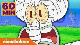 SpongeBob Schwammkopf  1 STUNDE voller Szenen in denen uns Thaddäus BEINAHE leidtut  Nickelodeon