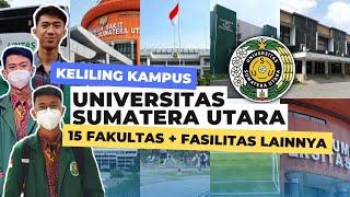 Keliling UNIVERSITAS SUMATERA UTARA USU‼️15 Fakultas‼️Keren Abis#campustour #usu #masukkampus #ptn