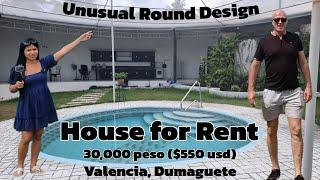 UNUSUAL DESIGNED HOME FOR RENT  VALENCIA DUMAGUETE