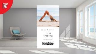 TOTAL STRETCH с Еленой Жиляевой  27 сентября 2024  Онлайн-тренировки World Class