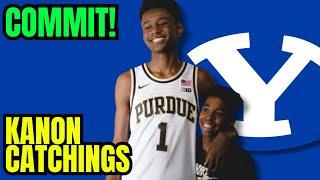 Kanon Catchings commits to BYU Purdues de-commit becomes highest rated recruit in BYU history