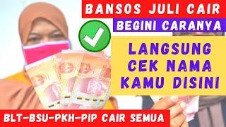 CARA DAPAT BANSOS BSU BLT PKH PIP JULI 2022 CAIR