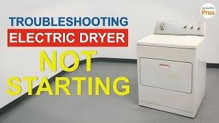 Electric Dryer Wont Start - TOP 6 Reasons & Fixes - Whirlpool Kenmore and more