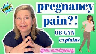 Pregnancy Pain  Round Ligament Pain SPD SI pain sciatica in pregnancy  Explained by OBGYN