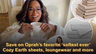 Save on Oprah’s favorite ‘softest ever’ Cozy Earth sheets loungewear and more