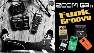 ZOOM G3n FUNK GROOVE Cory Wong style  Clean T-Wah Phaser TS808 RAT  G3xn G5n