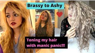 Toning My Hair With Manic Panic Ultra Violet