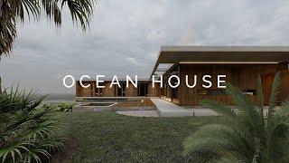 Architect designs a minimalist contemporary house with views to the ocean house tour