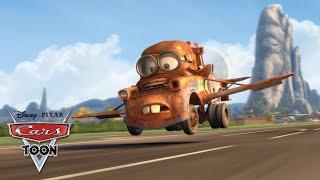  Mater Learns How to Fly  Cars Toons  Disney Kids