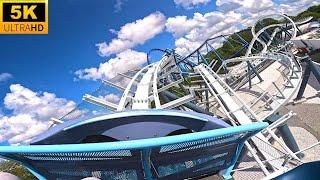 Penguin Trek POV 5K NEW FAMILY LAUNCH COASTER At SeaWorld Orlando FL