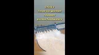 Chinas Three Gorges Dam discharges water to make room for flood