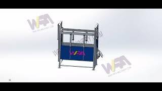 How does the Cattle stunning box work operation? #WFA Slaughterhouse Solution# Abattoir Equipment#
