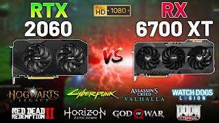 RTX 2060 vs. RX 6700 XT in 2023 Test in 7 Games 1080p