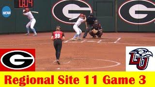 Liberty vs #11 Georgia Softball Highlights 2024 NCAA Regional Site 11 Game 3