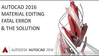 AutoCad Fatal Error Recover