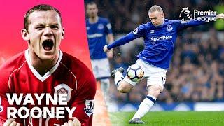 5 minutes of Wayne Rooney being a LEGEND Manchester United & Everton  Premier League