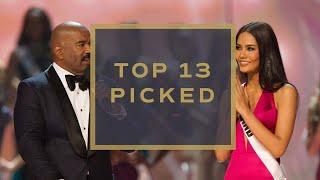 65th MISS UNIVERSE - TOP 13 PICKED  Miss Universe