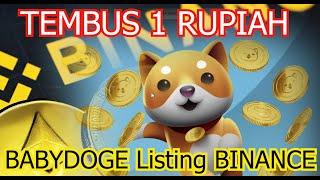 BABYDOGE BANYAK REKOR BARU TARGET 1 RUPIAH DAN LISTING BINANCE MAKIN DEKAT