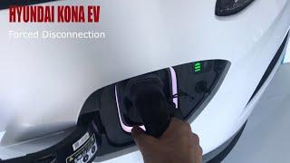 KONA EV - Forced Detachment of Charging Cable