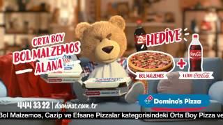 Dominos Orta Boy Bol Malzemos ve Coca Cola Hediye