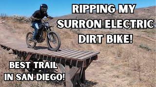 RIPPING MY SURRON ELECTRIC DIRTBIKE