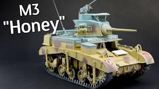 135 Scale Airfix M3 Stuart Honey Build  Part #2 - Exterior