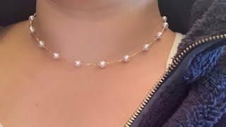 Unboxing mikimoto pearls necklace