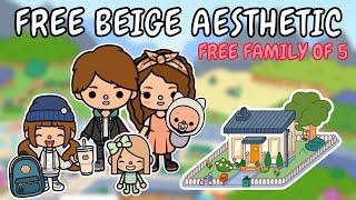  Free  Beige Aesthetic Inspired🪴 Toca Boca Free House Ideas  TOCA GIRLZ